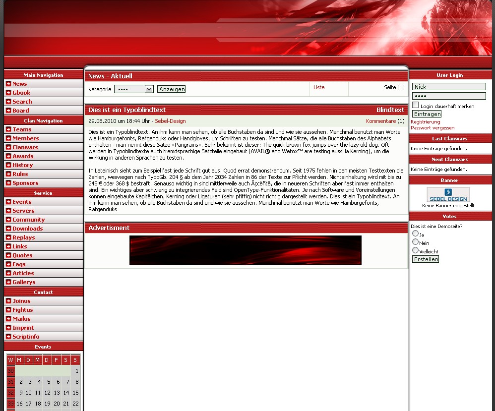 Redcan Template 2010